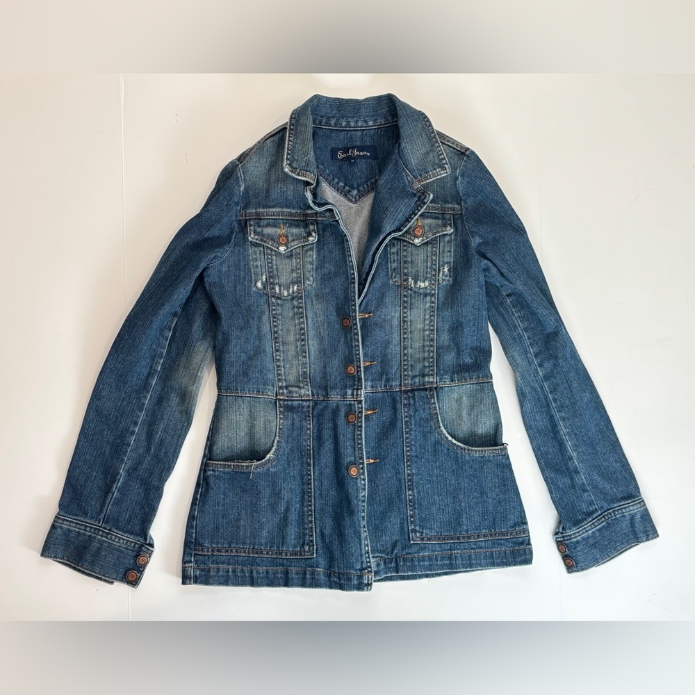 Earl Jean Blue Denim Jacket size M